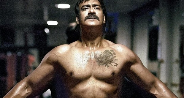 Ajay Devgn turns gym freak on ‘Singham Returns’ set
